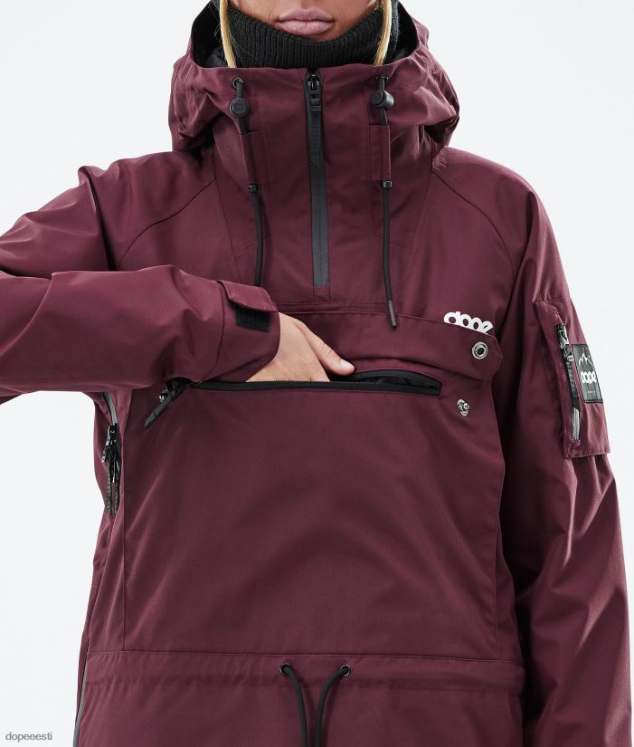 Dope Snow Eesti - naised annok w lumelaua jope Dope don Burgundia B62VTF603 - Image 2