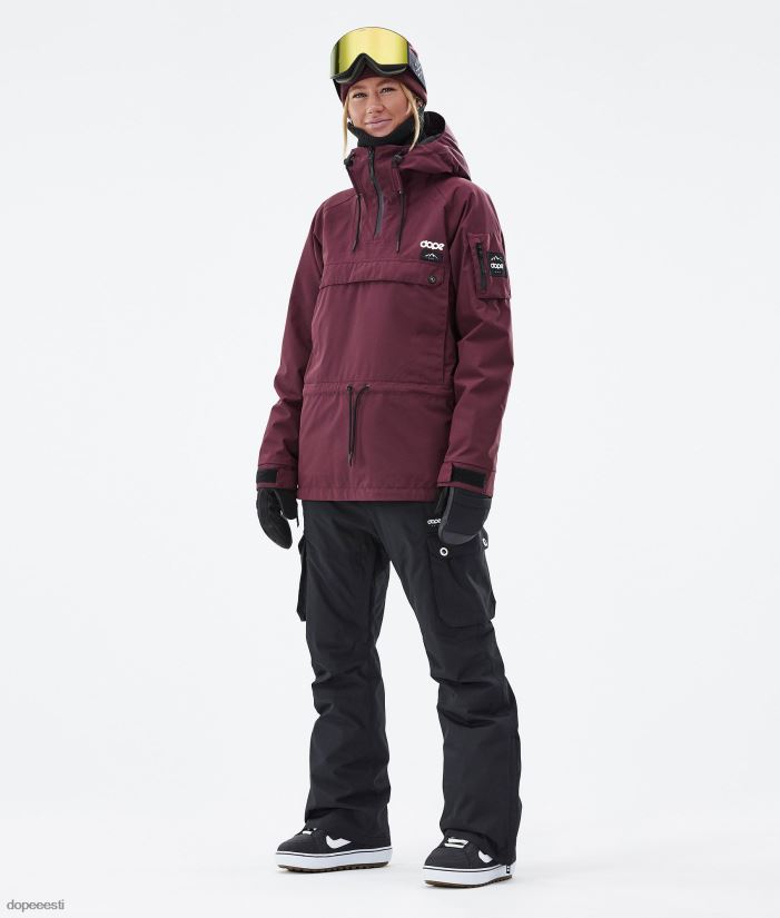 Dope Snow Eesti - naised annok w lumelaua jope Dope don Burgundia B62VTF603 - Image 11