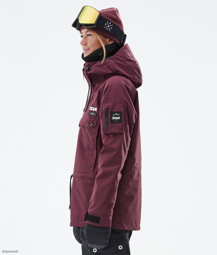 Dope Snow Eesti - naised annok w lumelaua jope Dope don Burgundia B62VTF603 - Image 7