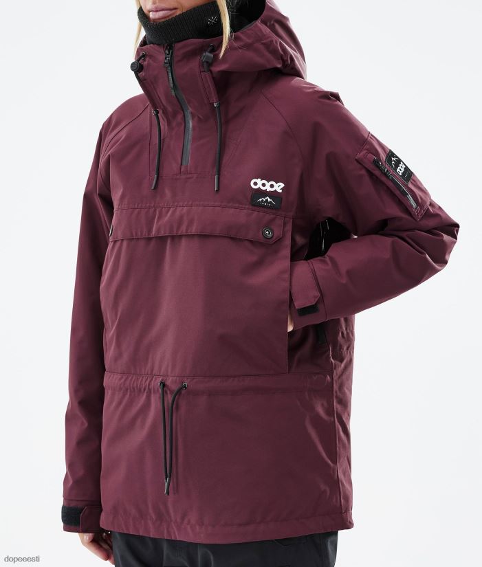 Dope Snow Eesti - naised annok w lumelaua jope Dope don Burgundia B62VTF603 - Image 9