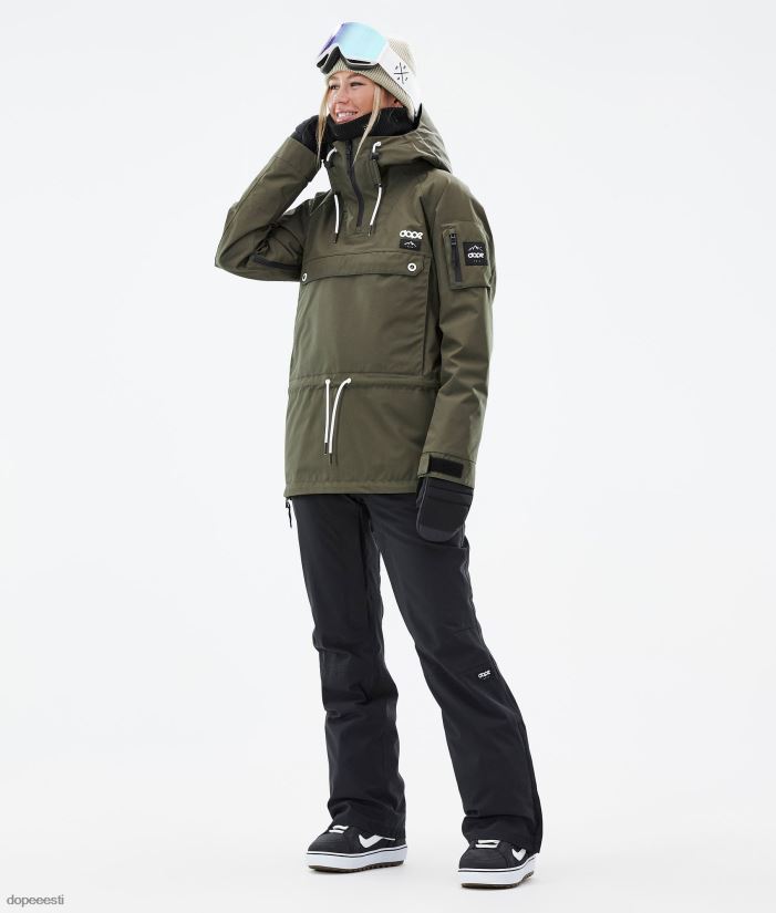 Dope Snow Eesti - naised annok w lumelaua jope Dope oliiviroheline B62VTF543 - Image 4