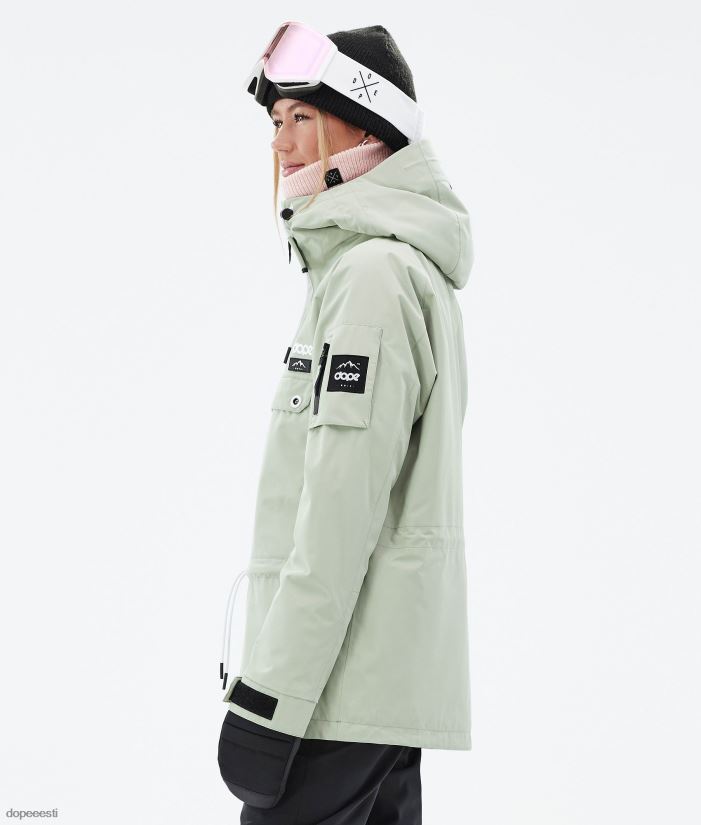 Dope Snow Eesti - naised annok w lumelaua jope Dope pehme roheline B62VTF566 - Image 7