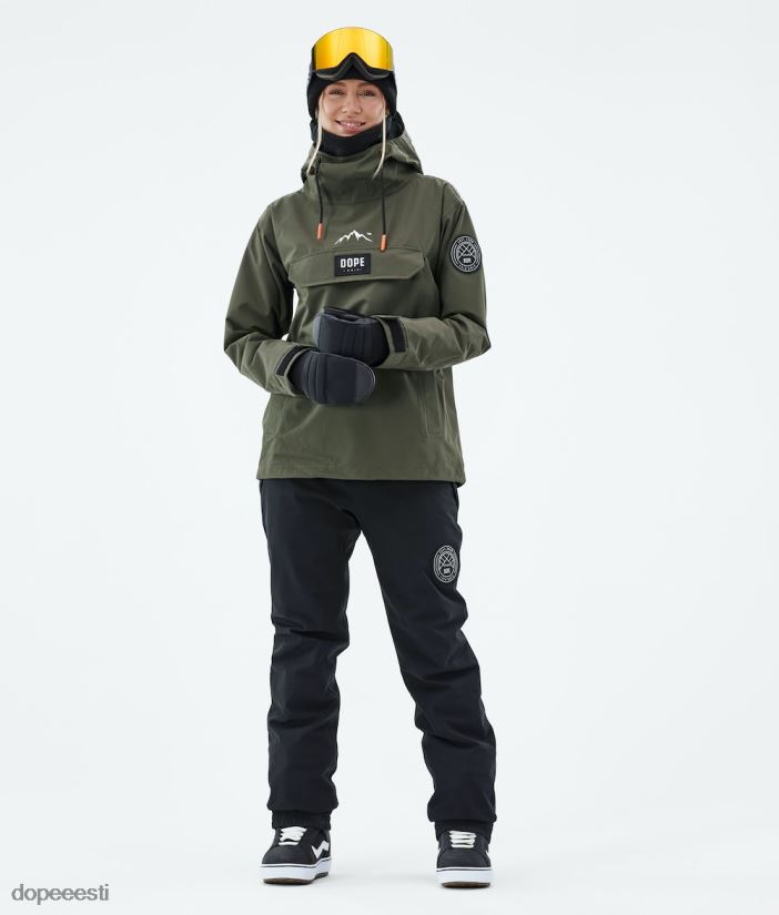 Dope Snow Eesti - naised blizzard w 2021 lumelaua jope Dope oliiviroheline B62VTF573 - Image 11