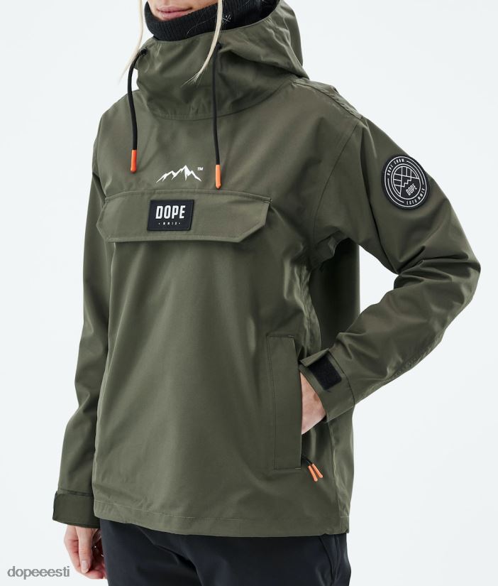 Dope Snow Eesti - naised blizzard w 2021 lumelaua jope Dope oliiviroheline B62VTF573 - Image 9