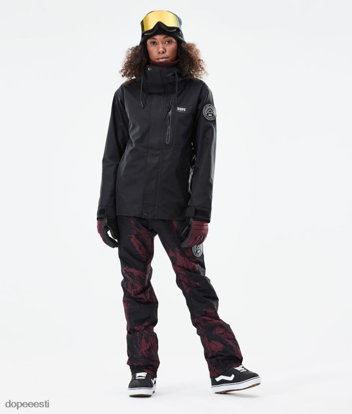 Dope Snow Eesti - naised blizzard w full zip 2021 lumelaua jope Dope must B62VTF662 - Image 7