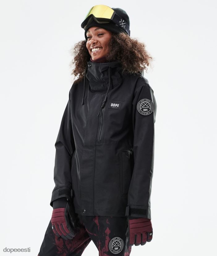 Dope Snow Eesti - naised blizzard w full zip 2021 lumelaua jope Dope must B62VTF662 - Image 1