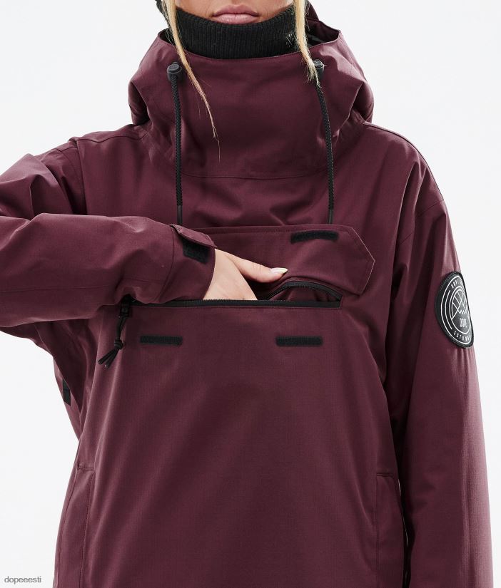 Dope Snow Eesti - naised blizzard w lumelaua jope Dope Burgundia B62VTF540 - Image 2
