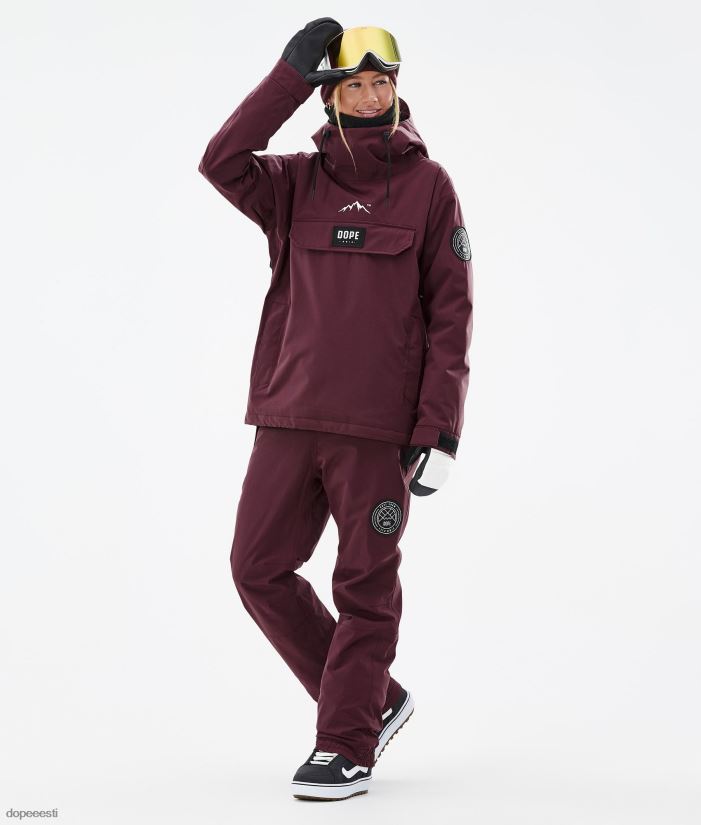 Dope Snow Eesti - naised blizzard w lumelaua jope Dope Burgundia B62VTF540 - Image 11