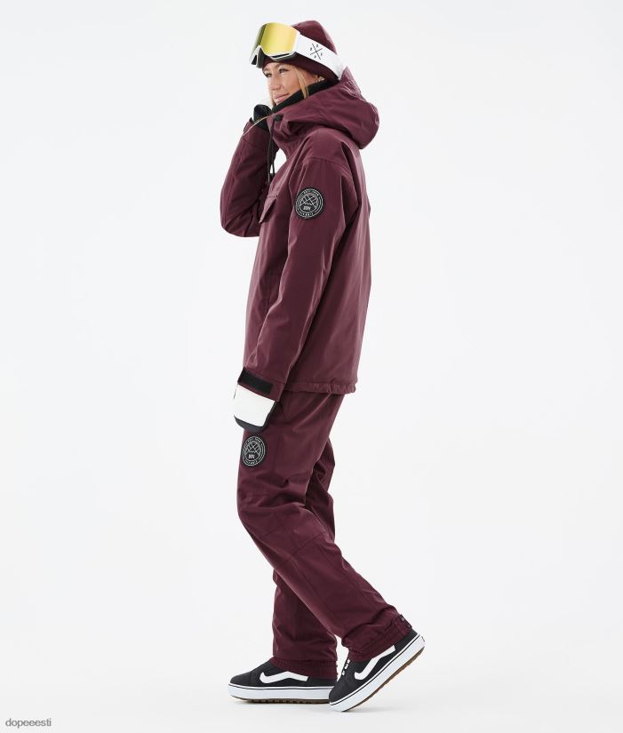 Dope Snow Eesti - naised blizzard w lumelaua jope Dope Burgundia B62VTF540 - Image 5
