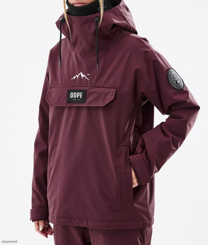 Dope Snow Eesti - naised blizzard w lumelaua jope Dope Burgundia B62VTF540 - Image 9