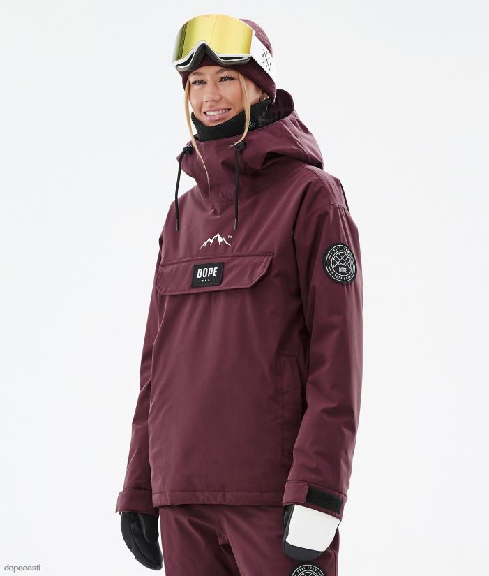 Dope Snow Eesti - naised blizzard w lumelaua jope Dope Burgundia B62VTF540 - Image 1