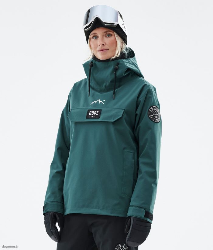 Dope Snow Eesti - naised blizzard w lumelaua jope Dope pudel roheline B62VTF559 - Image 1