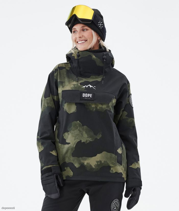 Dope Snow Eesti - naised blizzard w lumelaua jope Dope roheline kamu B62VTF623 - Image 1