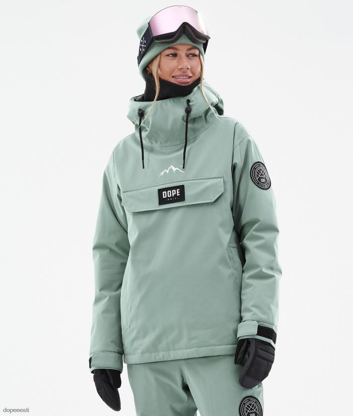 Dope Snow Eesti - naised blizzard w lumelaua jope Dope tuhmunud roheline B62VTF512 - Image 1