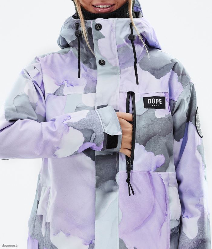 Dope Snow Eesti - naised blizzard w täistõmblukuga lumelauajope Dope laiguline violetne B62VTF508 - Image 11