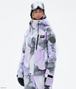 Dope Snow Eesti - naised blizzard w täistõmblukuga lumelauajope Dope laiguline violetne B62VTF508
