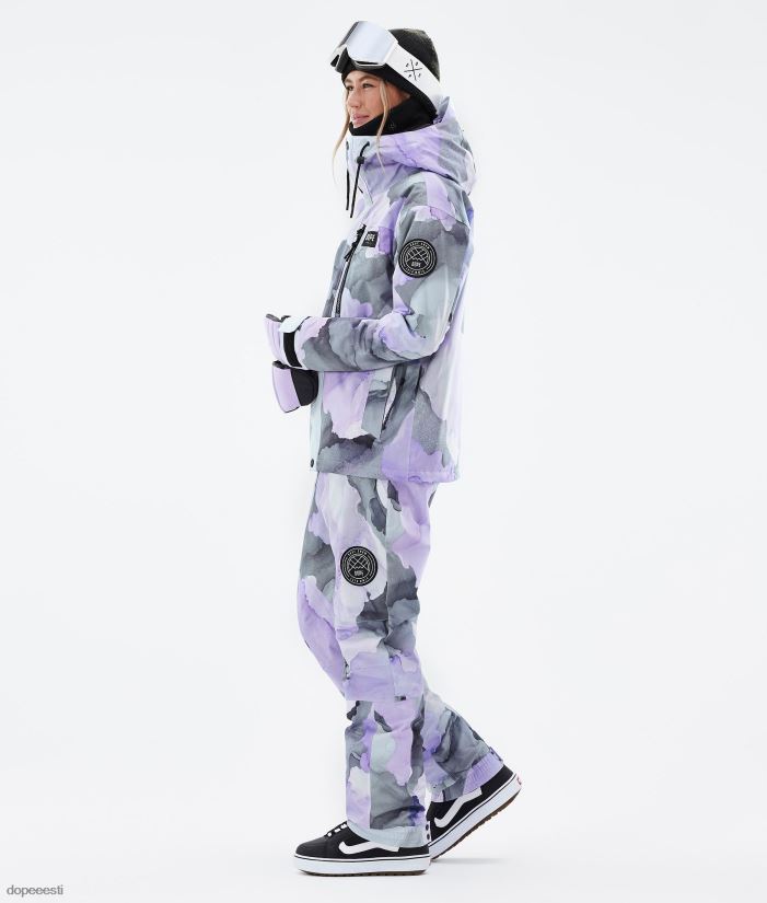 Dope Snow Eesti - naised blizzard w täistõmblukuga lumelauajope Dope laiguline violetne B62VTF508 - Image 4