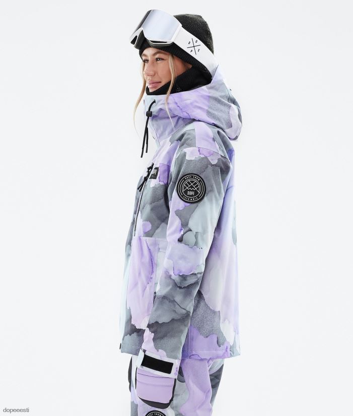 Dope Snow Eesti - naised blizzard w täistõmblukuga lumelauajope Dope laiguline violetne B62VTF508 - Image 8