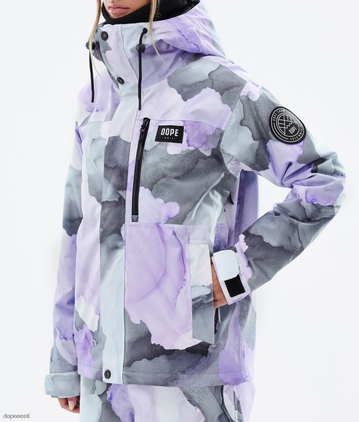 Dope Snow Eesti - naised blizzard w täistõmblukuga lumelauajope Dope laiguline violetne B62VTF508 - Image 10