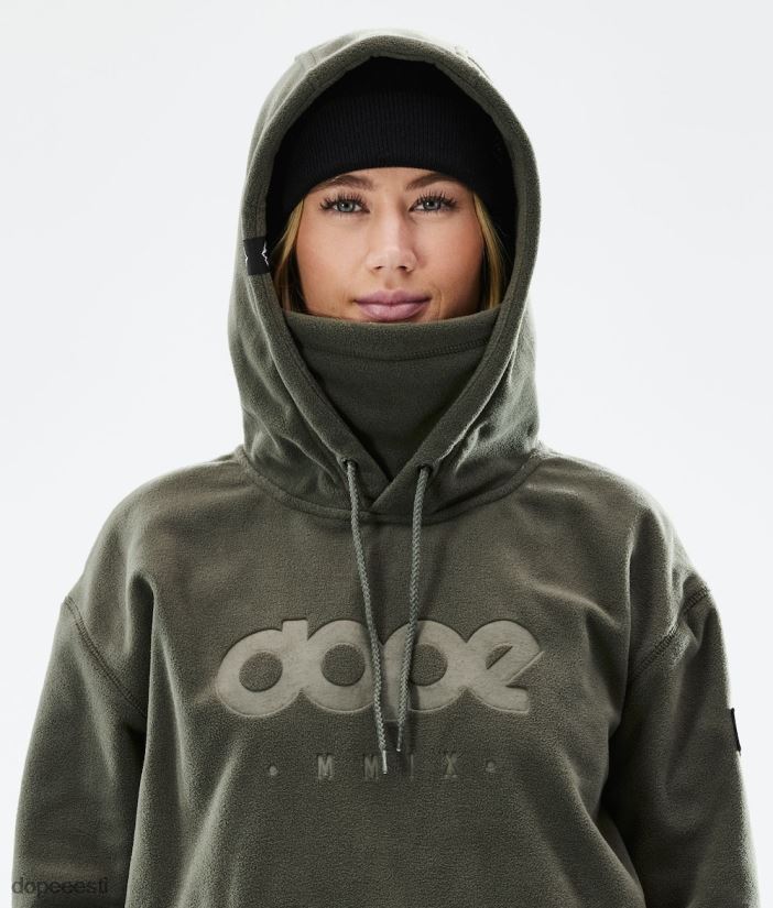 Dope Snow Eesti - naised hubane ii w 2021 fliisist kapuuts Dope oliiviroheline B62VTF803 - Image 2