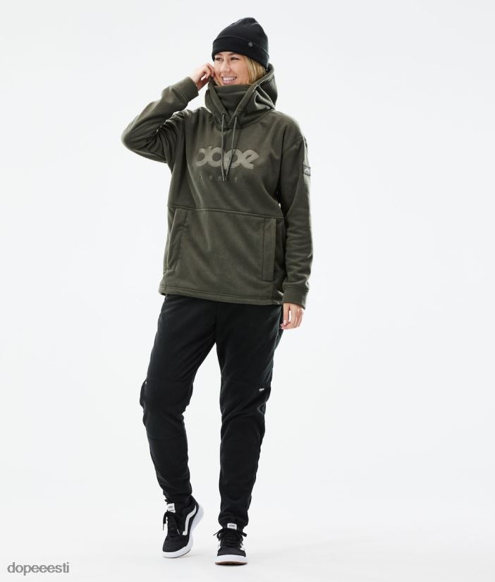 Dope Snow Eesti - naised hubane ii w 2021 fliisist kapuuts Dope oliiviroheline B62VTF803 - Image 4