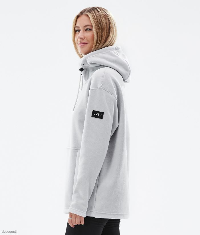 Dope Snow Eesti - naised hubane ii w fliisist kapuuts Dope helehall B62VTF795 - Image 6