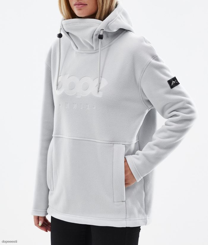 Dope Snow Eesti - naised hubane ii w fliisist kapuuts Dope helehall B62VTF795 - Image 8