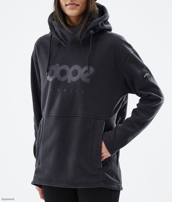 Dope Snow Eesti - naised hubane ii w fliisist kapuuts Dope must B62VTF791 - Image 2