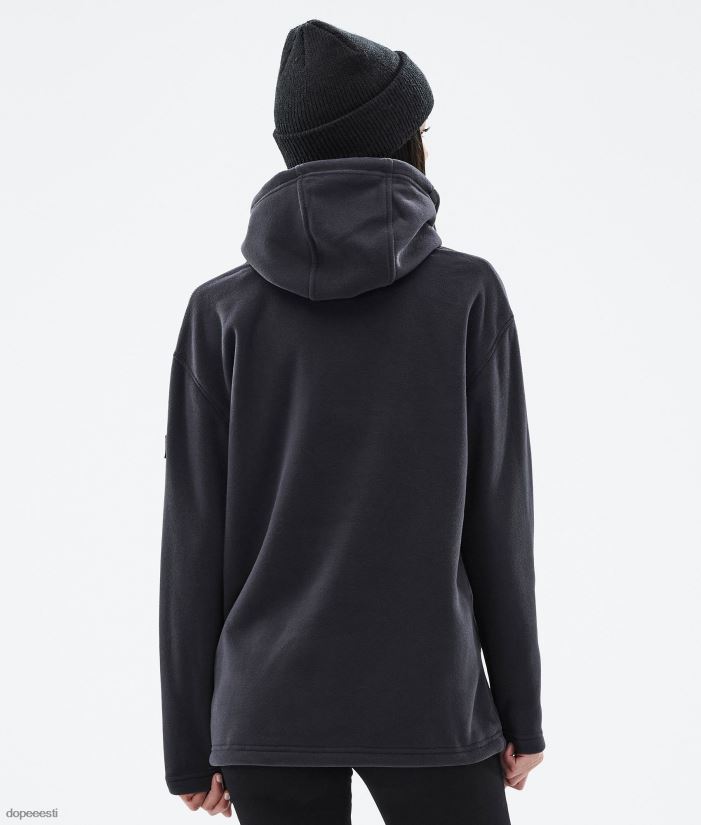 Dope Snow Eesti - naised hubane ii w fliisist kapuuts Dope must B62VTF791 - Image 7