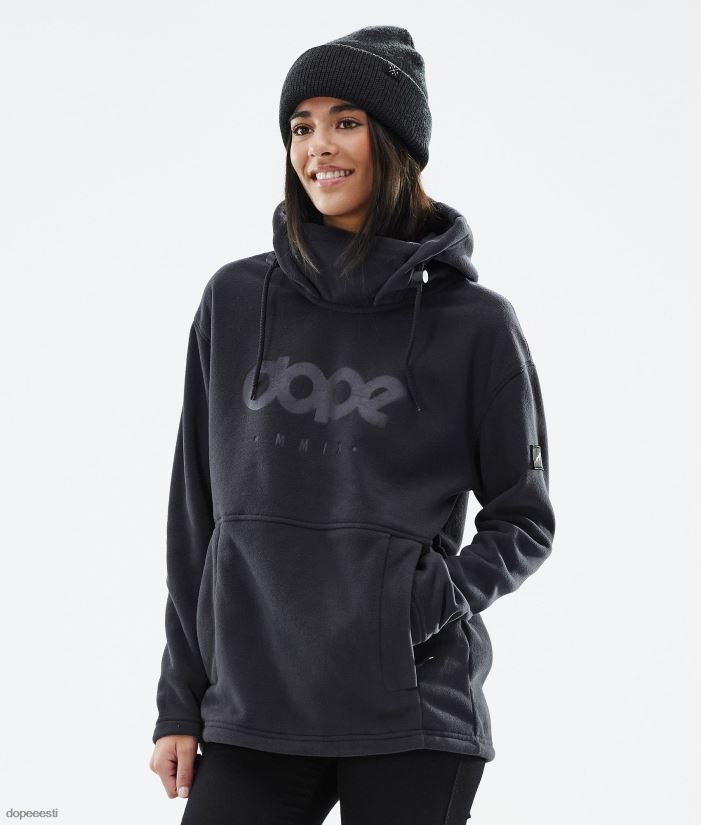 Dope Snow Eesti - naised hubane ii w fliisist kapuuts Dope must B62VTF791 - Image 1
