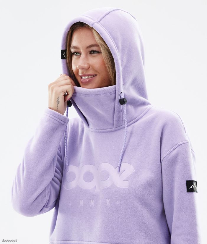 Dope Snow Eesti - naised hubane ii w fliisist kapuuts Dope pleekinud violetne B62VTF799 - Image 5