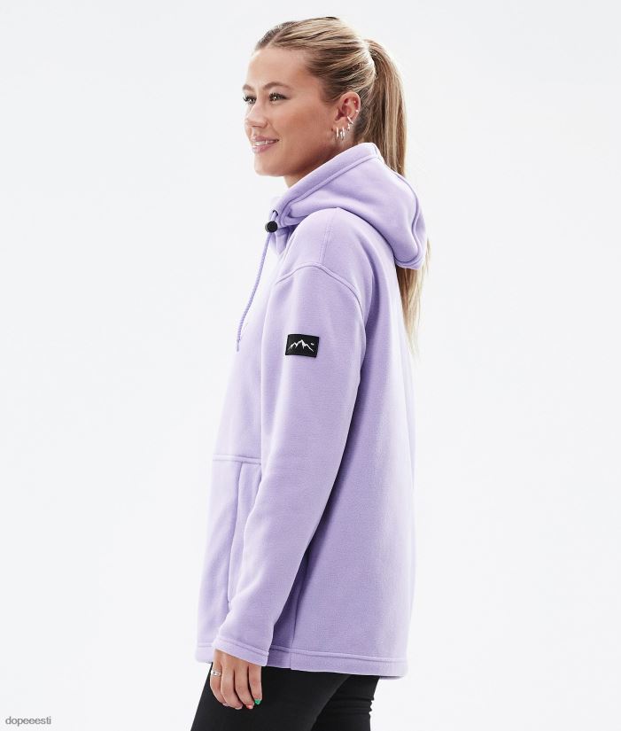 Dope Snow Eesti - naised hubane ii w fliisist kapuuts Dope pleekinud violetne B62VTF799 - Image 6