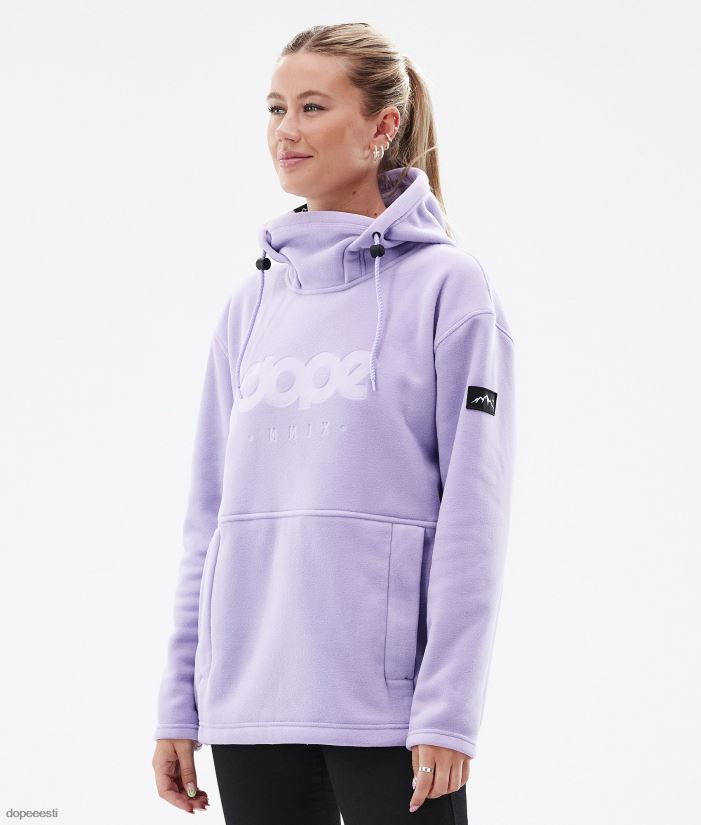 Dope Snow Eesti - naised hubane ii w fliisist kapuuts Dope pleekinud violetne B62VTF799 - Image 1