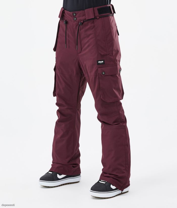Dope Snow Eesti - naised ikoonilised w lumelauapüksid Dope don Burgundia B62VTF721 - Image 1