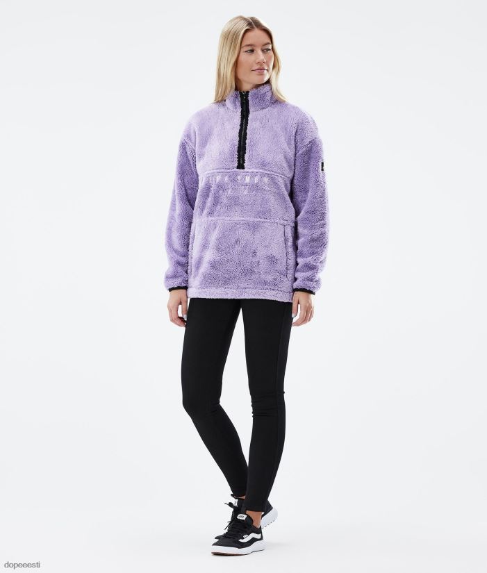 Dope Snow Eesti - naised kuhjaga fliisist kampsun Dope pleekinud violetne B62VTF806 - Image 3
