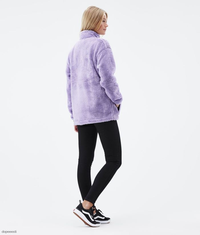 Dope Snow Eesti - naised kuhjaga fliisist kampsun Dope pleekinud violetne B62VTF806 - Image 4