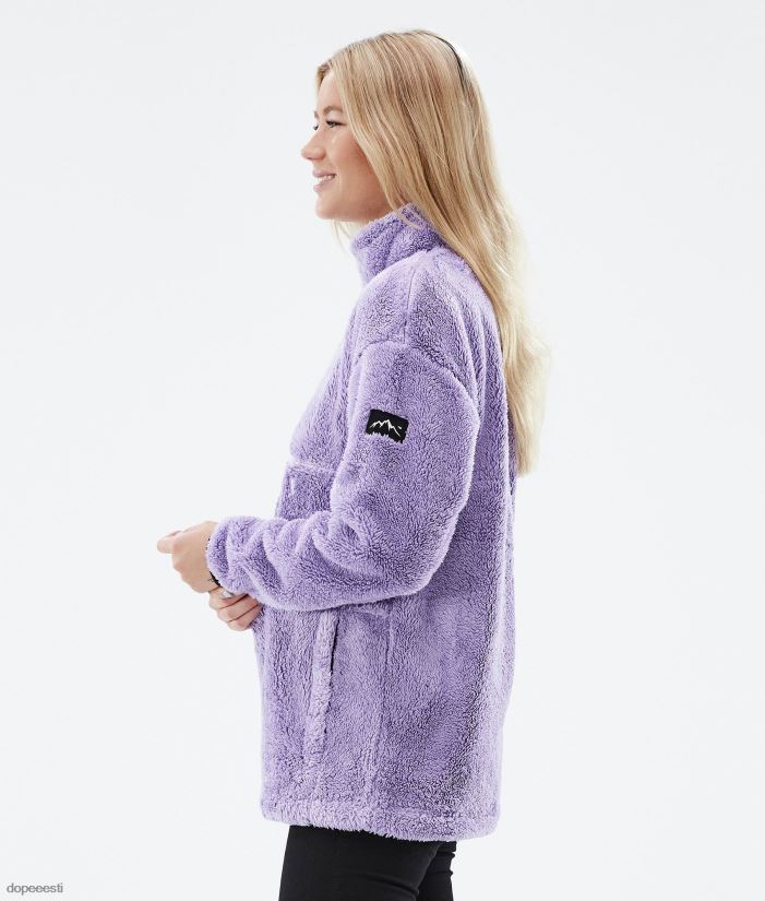 Dope Snow Eesti - naised kuhjaga fliisist kampsun Dope pleekinud violetne B62VTF806 - Image 5