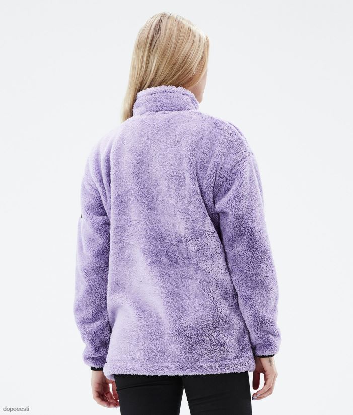 Dope Snow Eesti - naised kuhjaga fliisist kampsun Dope pleekinud violetne B62VTF806 - Image 6