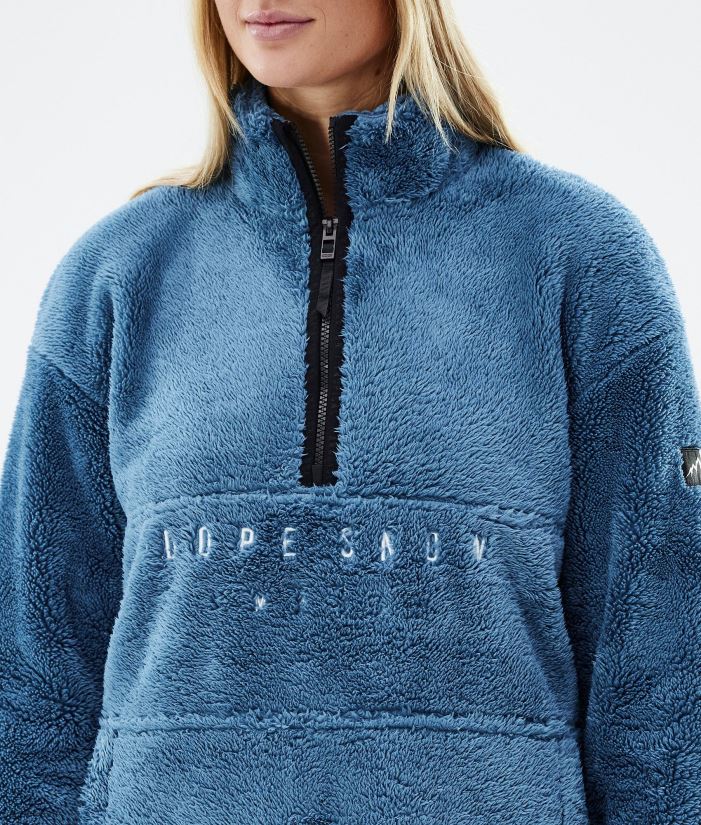 Dope Snow Eesti - naised kuhjaga fliisist kampsun Dope sinine teras B62VTF819 - Image 2