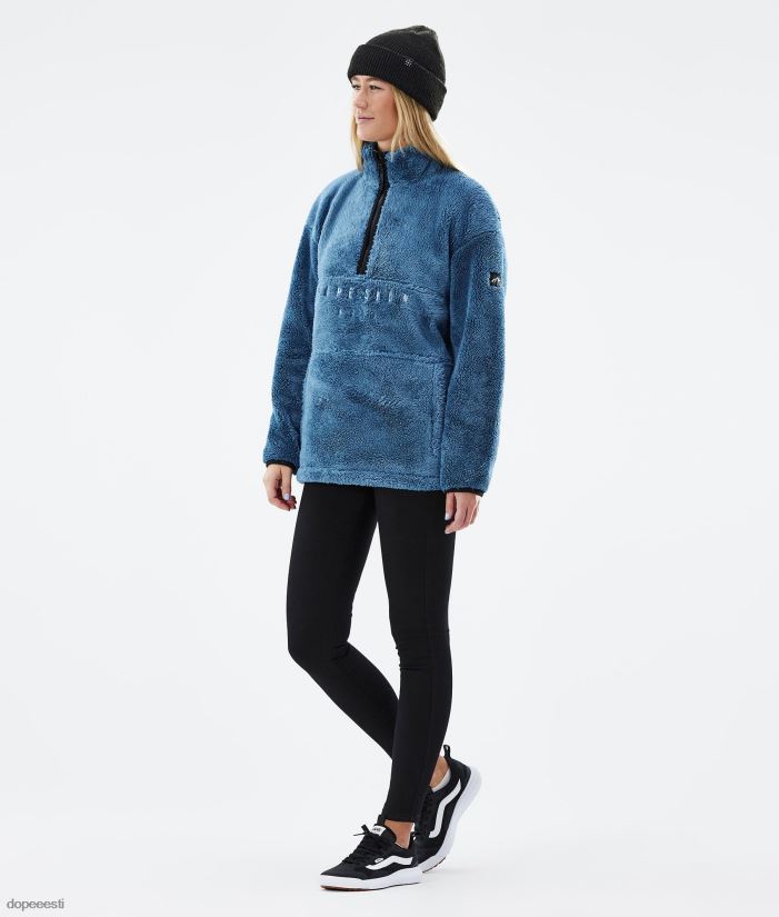 Dope Snow Eesti - naised kuhjaga fliisist kampsun Dope sinine teras B62VTF819 - Image 9