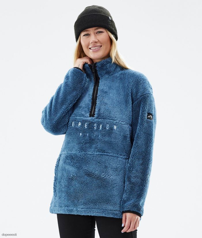 Dope Snow Eesti - naised kuhjaga fliisist kampsun Dope sinine teras B62VTF819 - Image 1