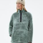 Dope Snow Eesti - naised kuhjaga fliisist kampsun Dope tuhmunud roheline B62VTF807