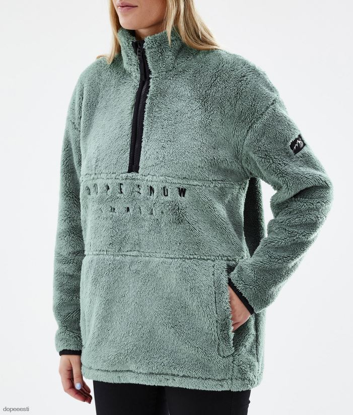 Dope Snow Eesti - naised kuhjaga fliisist kampsun Dope tuhmunud roheline B62VTF807 - Image 7