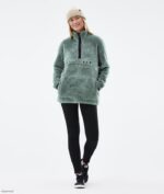 Dope Snow Eesti - naised kuhjaga fliisist kampsun Dope tuhmunud roheline B62VTF807 - Image 9