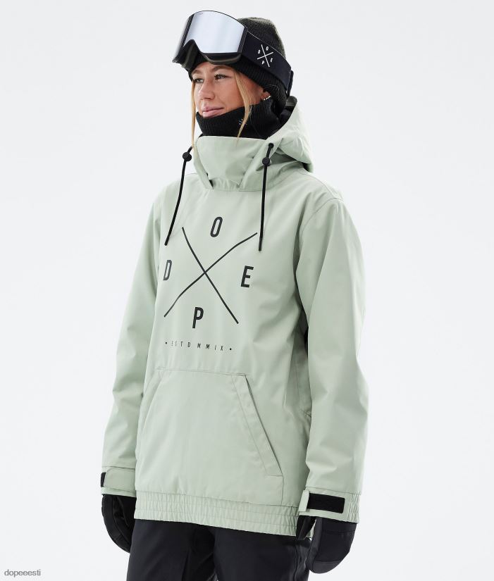 Dope Snow Eesti - naised migoo w lumelaua jope Dope 2x-up pehme roheline B62VTF620 - Image 1