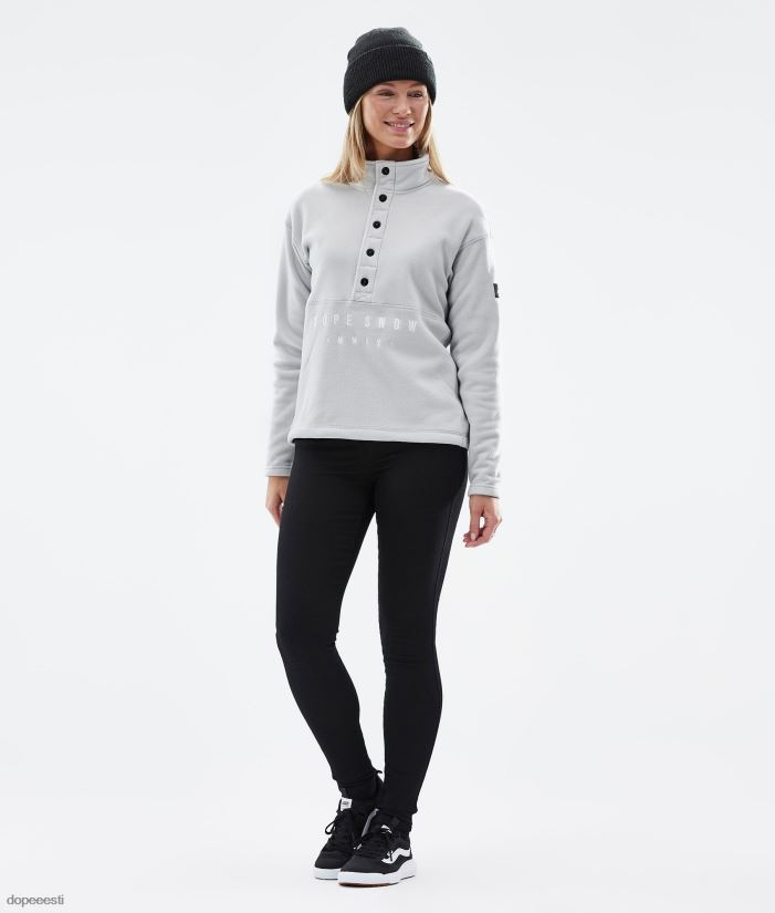 Dope Snow Eesti - naised mugav w fliisist kampsun Dope helehall B62VTF811 - Image 3