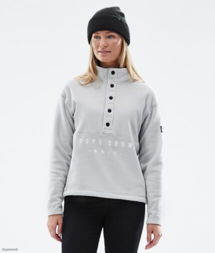 Dope Snow Eesti - naised mugav w fliisist kampsun Dope helehall B62VTF811
