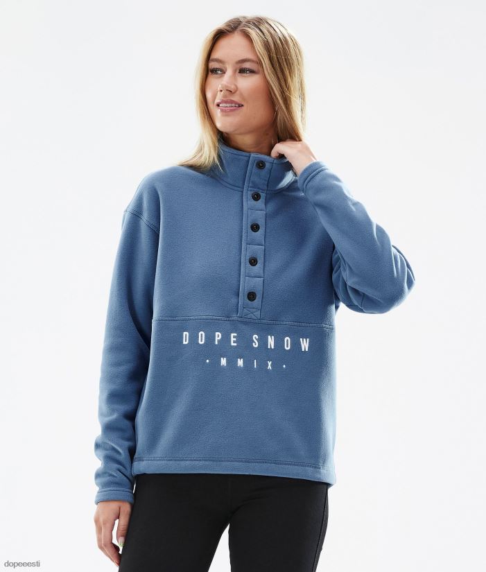 Dope Snow Eesti - naised mugav w fliisist kampsun Dope sinine teras B62VTF817 - Image 1