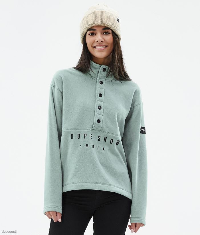 Dope Snow Eesti - naised mugav w fliisist kampsun Dope tuhmunud roheline B62VTF808 - Image 1