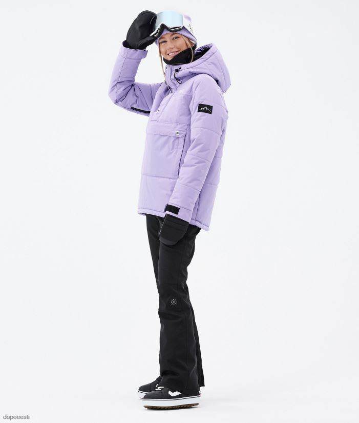 Dope Snow Eesti - naised puffer w lumelaua jope Dope pleekinud violetne B62VTF515 - Image 3